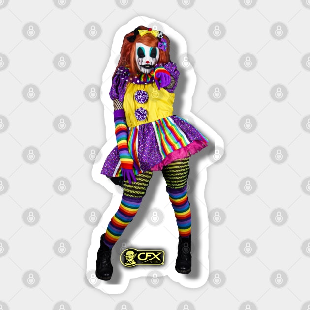 CFX TesaZombie Clown Sticker by CFXMasks